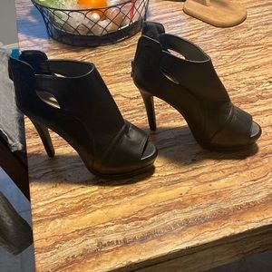 New woman’s high heels black